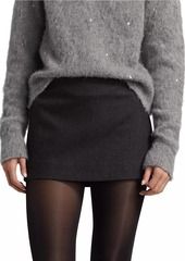 A.L.C. Edie Wool-Blend A-line Miniskirt