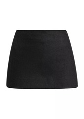 A.L.C. Edie Wool-Blend A-line Miniskirt