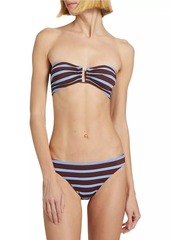 A.L.C. Ella Convertible Stripe Bikini Top