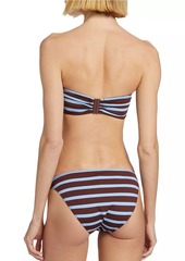A.L.C. Ella Convertible Stripe Bikini Top