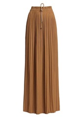 A.L.C. Everly Pleated Drawstring Maxi Skirt