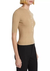 A.L.C. Fisher Cotton-Blend Knit Top