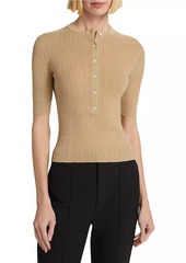 A.L.C. Fisher Cotton-Blend Knit Top