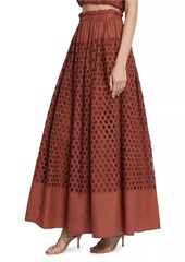 A.L.C. Flora Eyelet Maxi Skirt