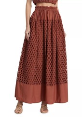 A.L.C. Flora Eyelet Maxi Skirt