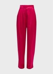 A.L.C. Fynn Pleated Satin Pants