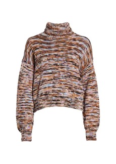A.L.C. Harper Marled Wool Turtleneck Sweater