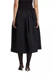 A.L.C. Jackie Elasticized-Waist Midi-Skirt