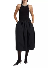 A.L.C. Jackie Elasticized-Waist Midi-Skirt