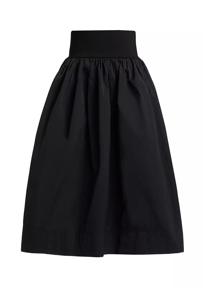 A.L.C. Jackie Elasticized-Waist Midi-Skirt