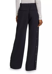 A.L.C. Jackson Wool-Blend Snap Pants