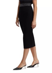 A.L.C. Jane Contrast-Waist Pencil Skirt