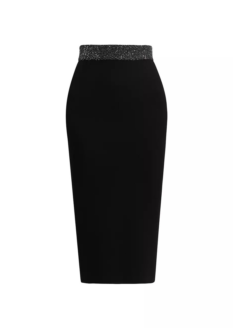 A.L.C. Jane Contrast-Waist Pencil Skirt