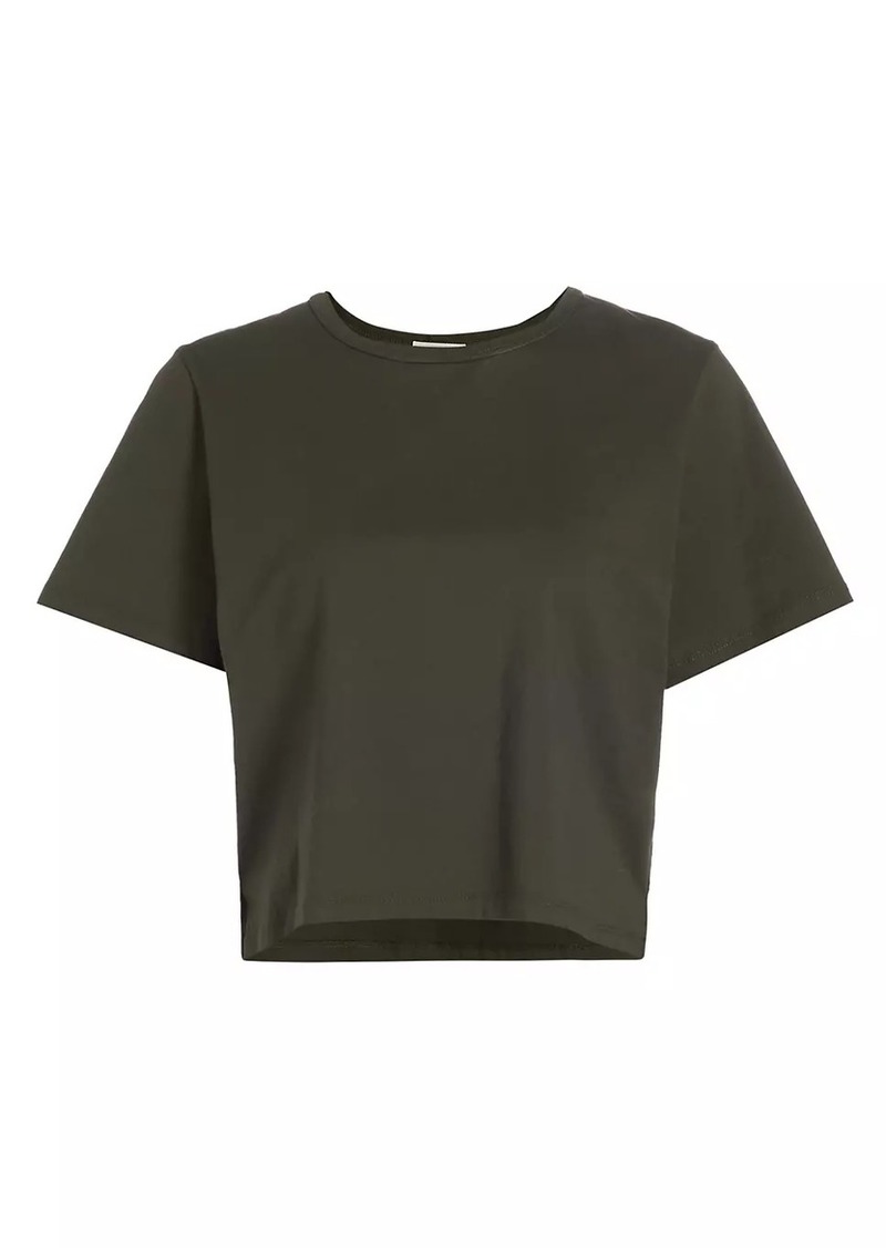 A.L.C. Julia Cotton Cropped T-Shirt