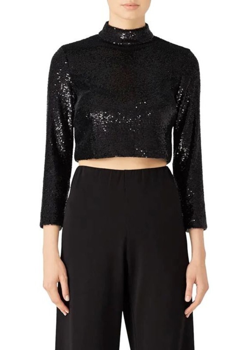 A.L.C. Keegan Sequin Crop Top