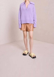A.L.C. Landon Wool Pullover Sweater In Lilac