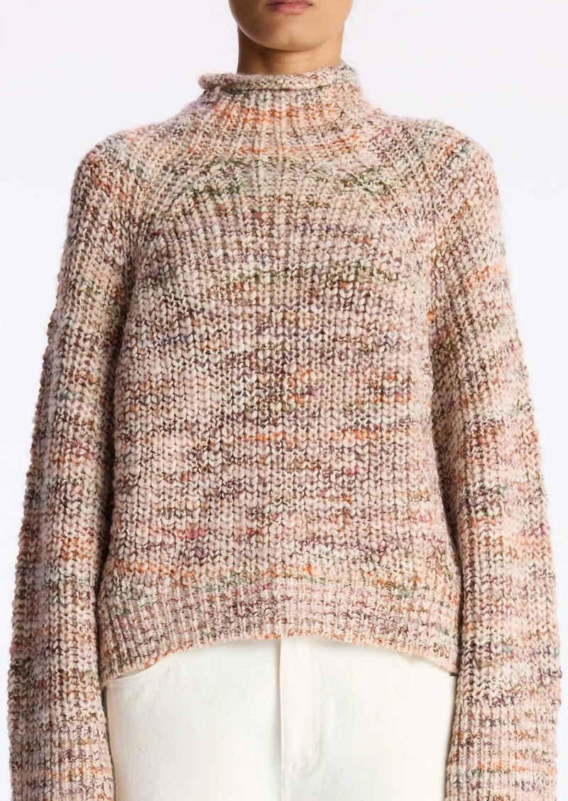 A.L.C. Liv Sweater In Sirocco Rose Marl