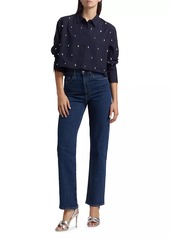 A.L.C. Mackie Embellished Poplin Shirt