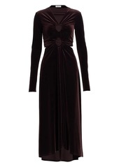 A.L.C. Maeve Velvet Cutout Dress