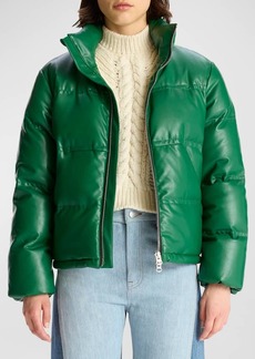 A.L.C. Mila Vegan Leather Puffer Jacket