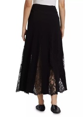 A.L.C. Mira Lace A-Line Maxi Skirt