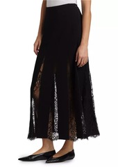 A.L.C. Mira Lace A-Line Maxi Skirt