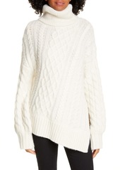 A.L.C. Nevelson Cable Knit Turtleneck Sweater