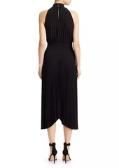 A.L.C. Renzo Plissé Halter Midi Dress