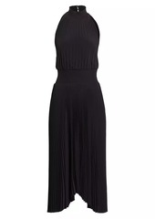 A.L.C. Renzo Plissé Halter Midi Dress