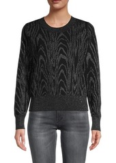 A.L.C. Roundneck Printed Sweater