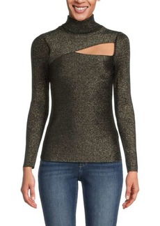 A.L.C. Shimmer Cut Out Top