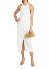 A.L.C. Sylvie Linen-Blend Wrap Midi-Dress