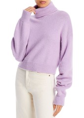 A.L.C. Taryn Womens Wool Blend Ribbed Trim Pullover Sweater