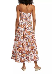 A.L.C. Tate Strapless Cotton Midi-Dress