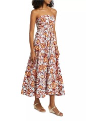 A.L.C. Tate Strapless Cotton Midi-Dress