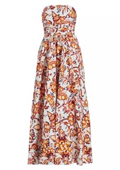 A.L.C. Tate Strapless Cotton Midi-Dress