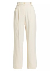 A.L.C. Tommy II Linen-Blend Pleated Pants