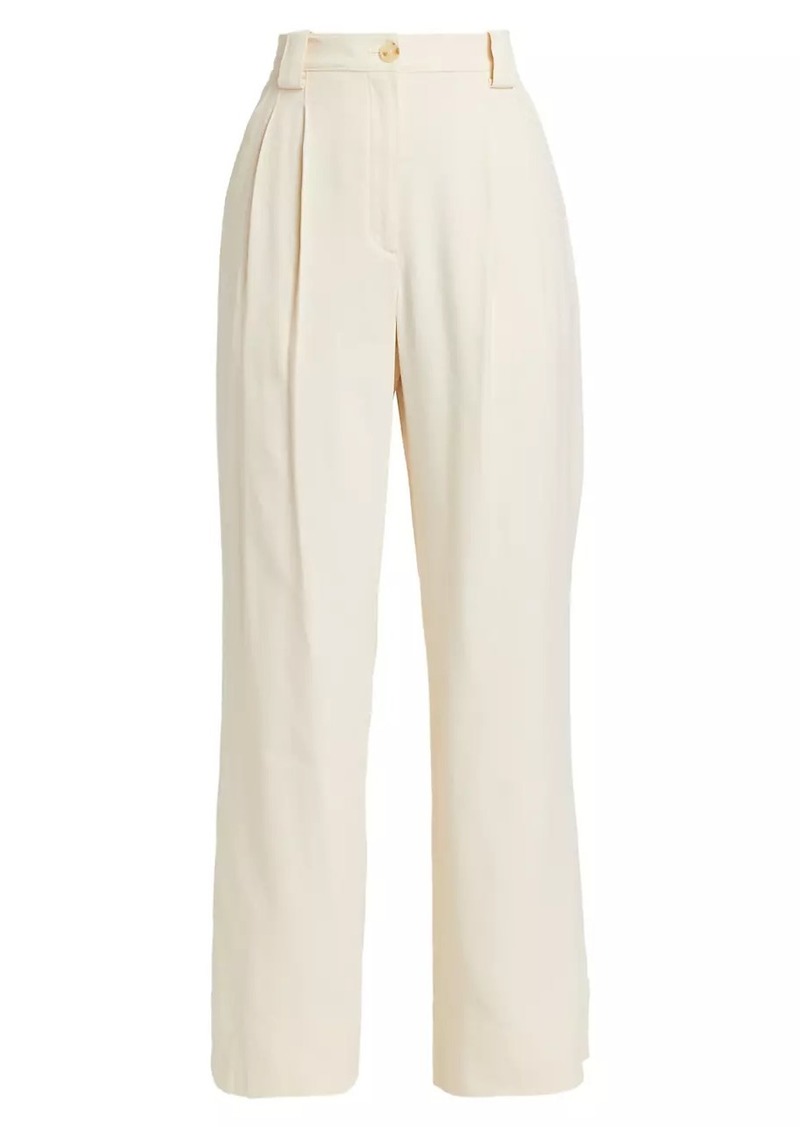 A.L.C. Tommy II Linen-Blend Pleated Pants