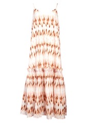 A.L.C. Colette Tie Dye Cotton Blend Sundress in Pink Mojave at Nordstrom