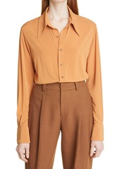 A.L.C. Nate Button Up Blouse in Cashew at Nordstrom