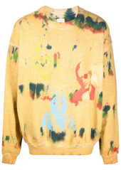 Alchemist tie-dye graphic-print sweatshirt