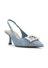 ALDO Carlita Crystal Buckle Slingback Pump