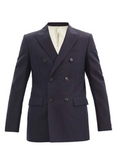 Aldo Maria Camillo Double-breasted wool-blend jacket