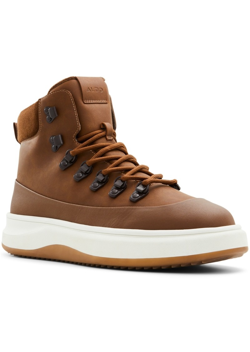 Aldo Men's Gibson Synthetic Ankle Boots - Cognac