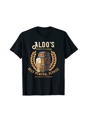 Aldo Personalized Funny Professional Beer Removal T-Shirt