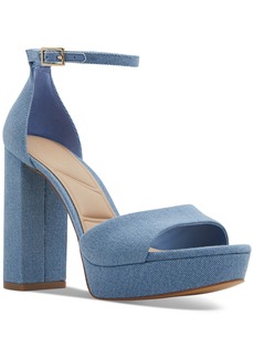 Aldo Women's Enaegyn2.0 Two-Piece Block-Heel Sandals - Medium Denim Blue