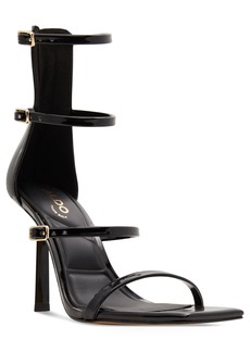 Aldo Women's Jocelyn Strappy Buckled Dress Sandals - Black Patent