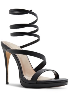 Aldo Women's Kat Leg-Wrap Platform Dress Sandals - Black