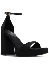 Aldo Women's Montag Two-Piece Ankle-Strap Block-Heel Sandals - Black