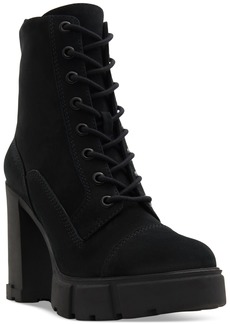 Aldo Women's Rebel 2.0 Lace-Up Platform Booties - Black Leather